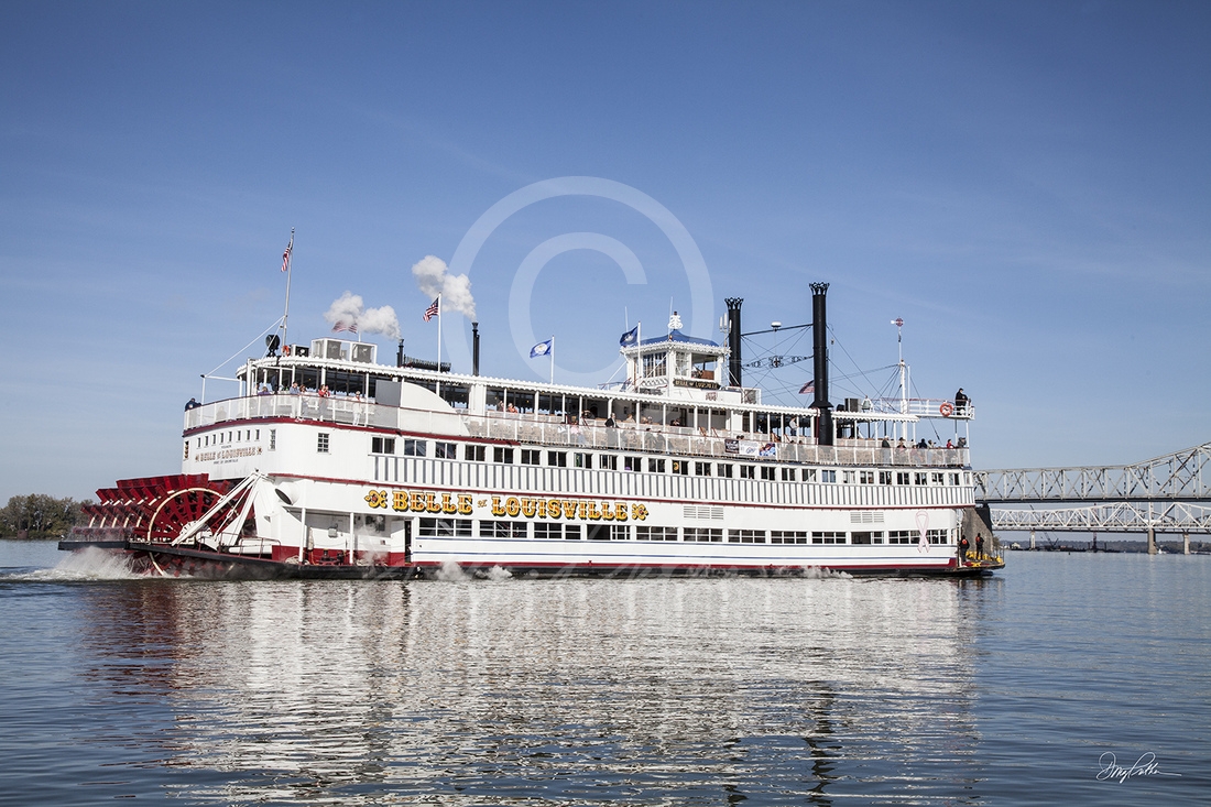 The Belle of Louisville, a fine art print. The spectacular